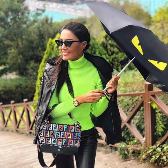 ZARA RIBBED NEON TURTLENECK - Picture 5 of 8